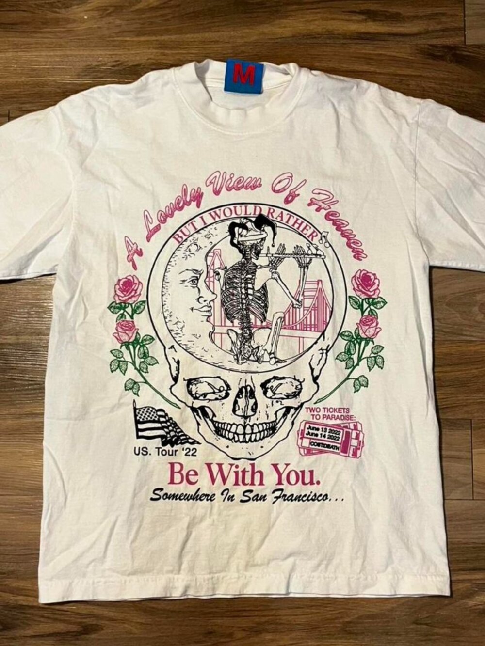 Online Ceramics "I'd Rather Be With You" Shoreline Graphic T‑Shirt — Size M